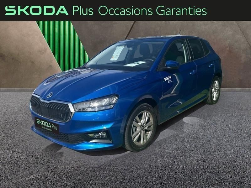 Occasion Skoda Fabia Clever 95 ch (69 kW) 2025 Bleu racing métallisé Citadine