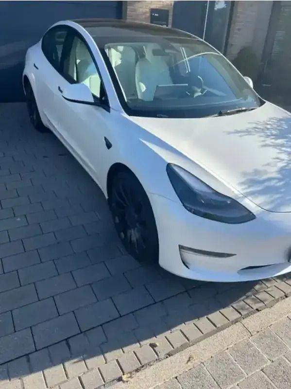 Blanc Utilisé 2020 Tesla Model 3 Performance Berline | 33 500 € (Prix juste) - Image 1/4