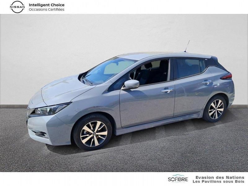 Gris Utilisé 2021 Nissan Leaf Acenta Citadine | 16 490 € (Prix assez cher) - Image 1/4