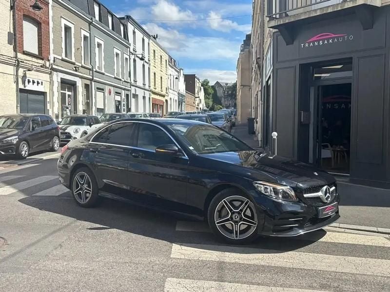Noir Utilisé 2019 Mercedes C300e AMG line Berline | 25 990 € (Super prix) - Image 1/4