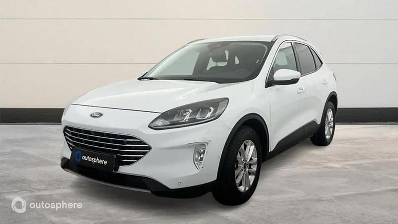 Blanc Utilisé 2022 Ford Kuga Titanium SUV | 20 999 € (Prix juste) - Image 1/4