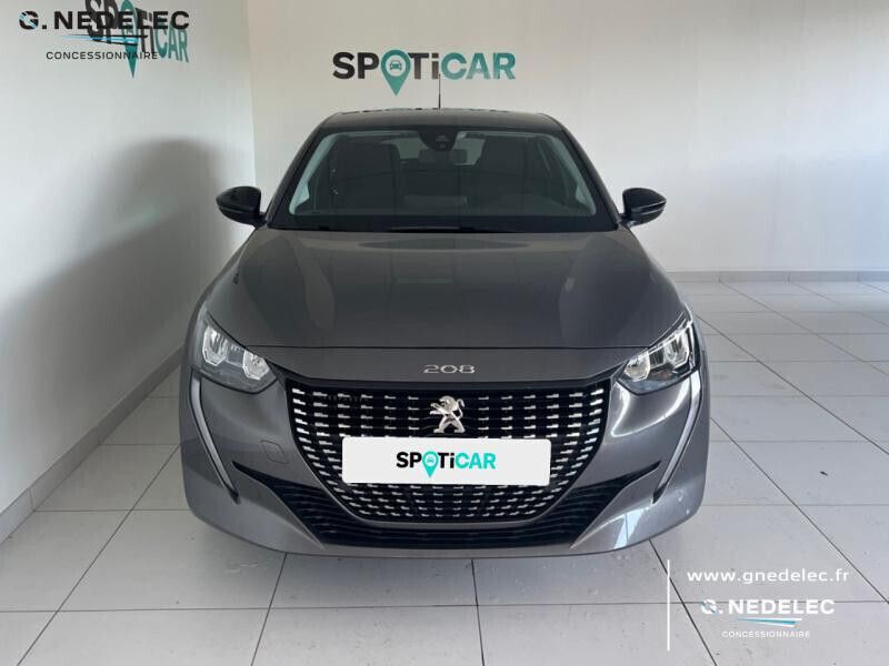 Gris Utilisé 2022 Peugeot 208 Style Citadine | 21 450 € - Image 1/3