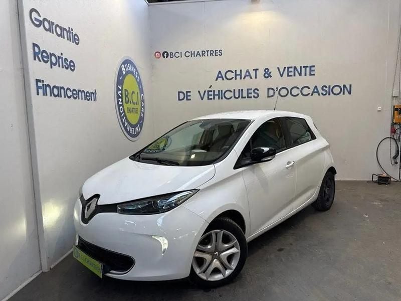Blanc Occasion 2018 Renault Zoe Zen Citadine | 5 190 € - Image 1/4