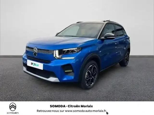 Nouvelle Citroën e-C3 Comfort 11 kW (15 ch) 2025 Bright blue (m)  toit noir perla nera SUV