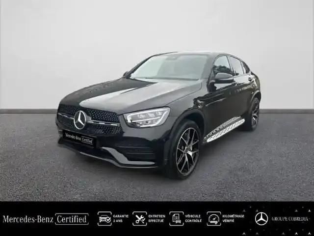 Occasion Mercedes GLC300 AMG line 2022 Noir obsidienne métallisé Coupé