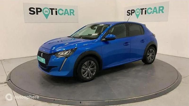 Bleu Utilisé 2021 Peugeot e-208 Style Citadine | 13 499 € (Bon prix) - Image 1/4
