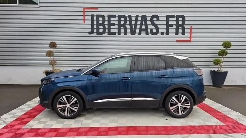 Bleu Utilisé 2021 Peugeot 3008 Allure SUV | 19 999 € (Prix juste) - Image 1/4