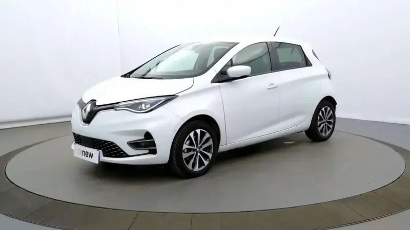 Blanc Utilisé 2020 Renault Zoe Intens Citadine | 9 590 € (Super prix) - Image 1/4
