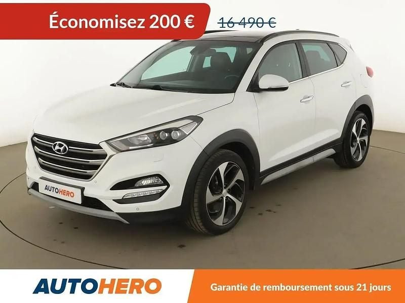 Blanc Occasion 2017 Hyundai Tucson SUV | 16 290 € (Bon prix) - Image 1/2