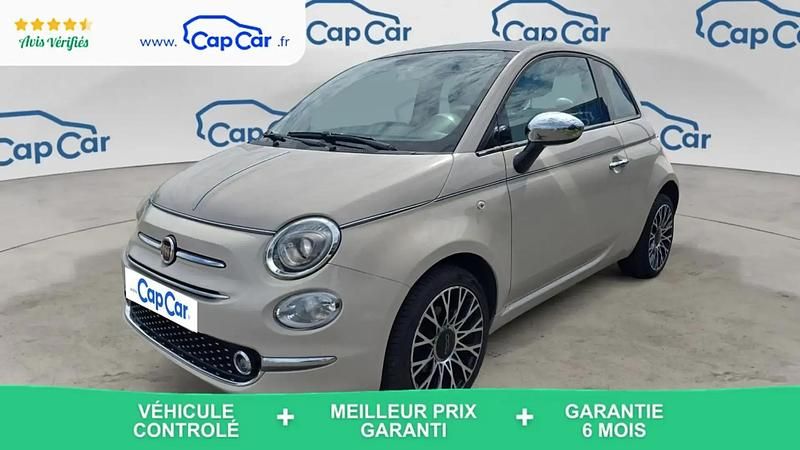 Beige Utilisé 2019 Fiat 500 Collezione Citadine | 11 700 € (Super prix) - Image 1/4