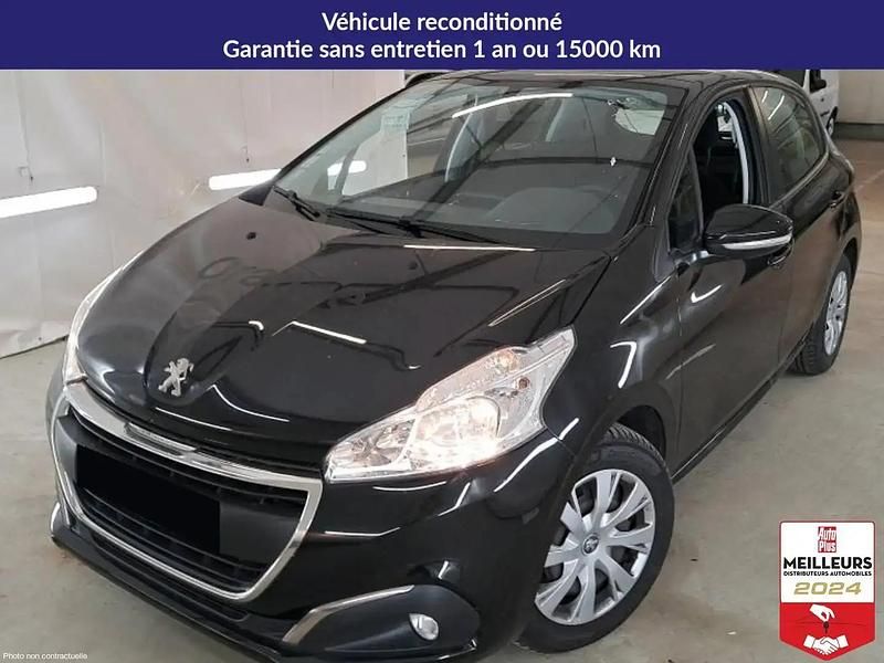 Noir Utilisé 2019 Peugeot 208 Premium Citadine | 7 000 € - Image 1/4