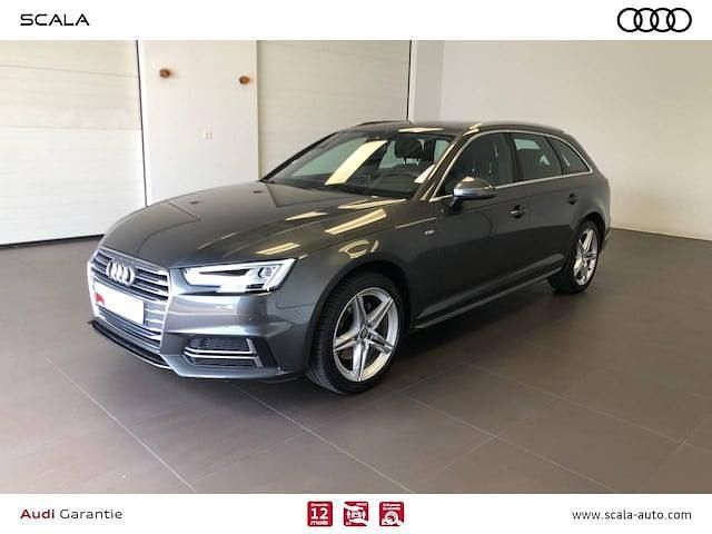 Gris daytona nacré Utilisé 2018 Audi A4 S-Line Break | 25 639 € (Prix juste) - Image 1/4