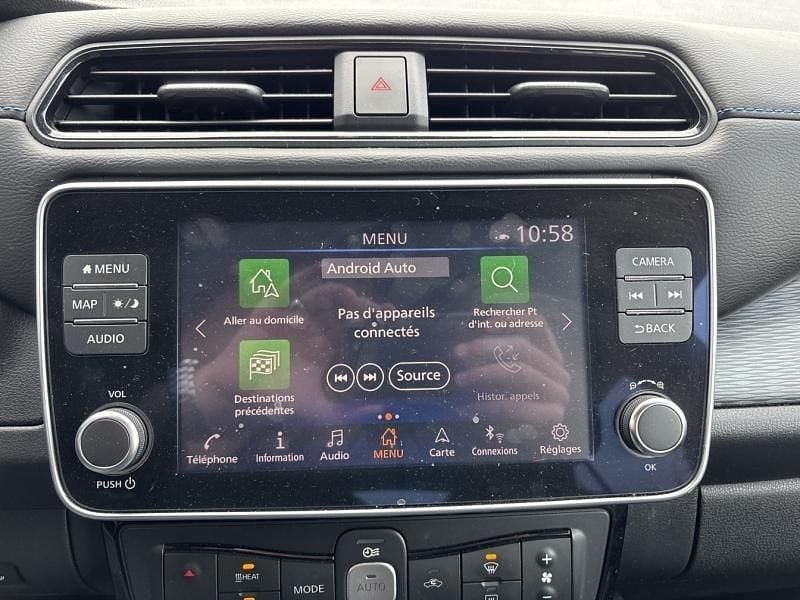 Occasion Nissan Leaf N-Connecta 110 kW (150 ch) 2019 Blanc lunaire Citadine