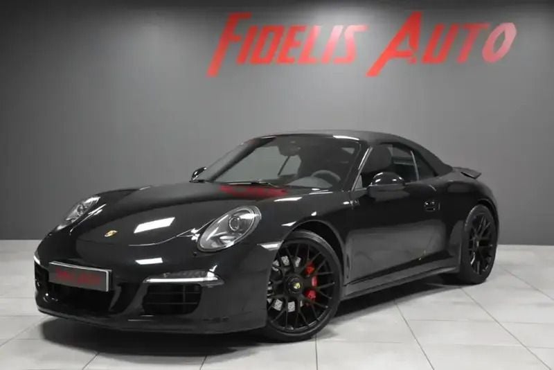 Noir Utilisé 2015 Porsche 911 Carrera 4 GTS Cabriolet | 115 990 € (Super prix) - Image 1/4