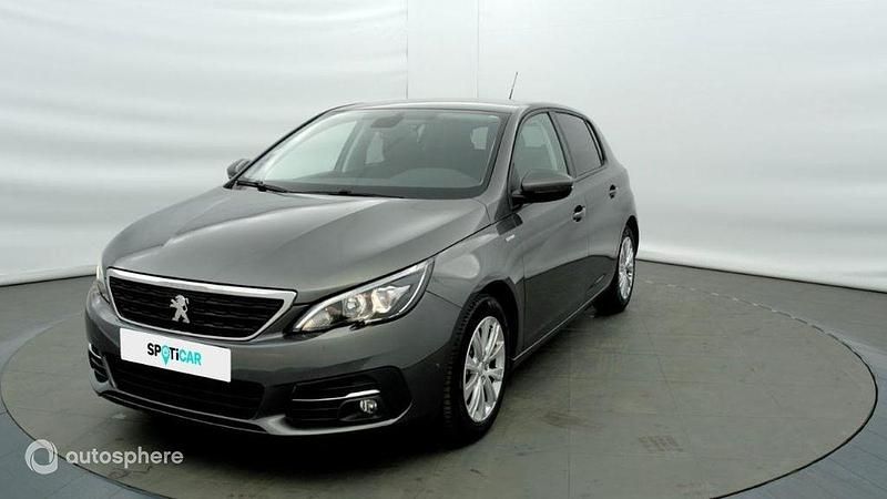 Gris Utilisé 2019 Peugeot 308 Style Berline | 11 580 € (Bon prix) - Image 1/4
