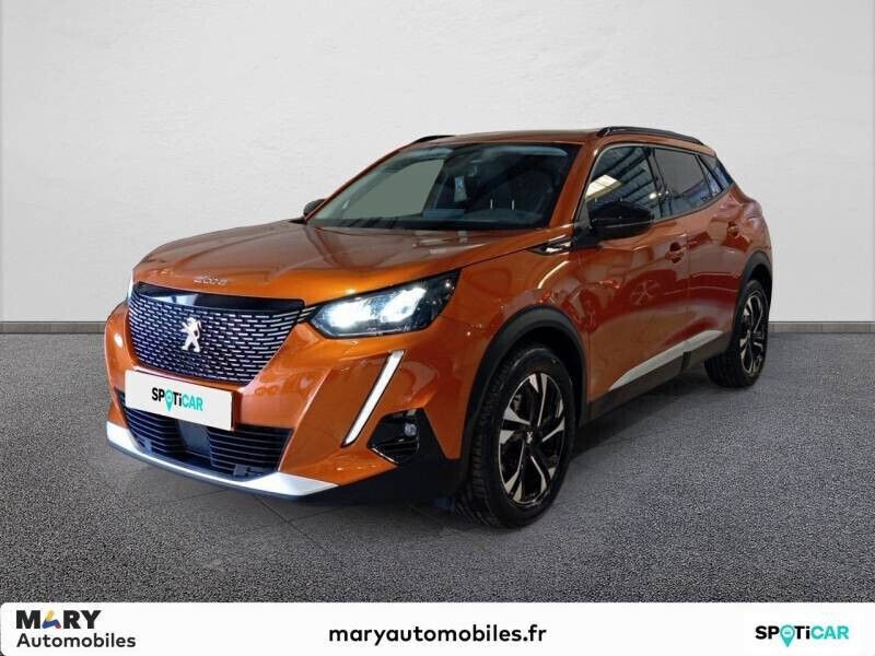 Orange Utilisé 2022 Peugeot 2008 S SUV | 18 990 € (Prix juste) - Image 1/4
