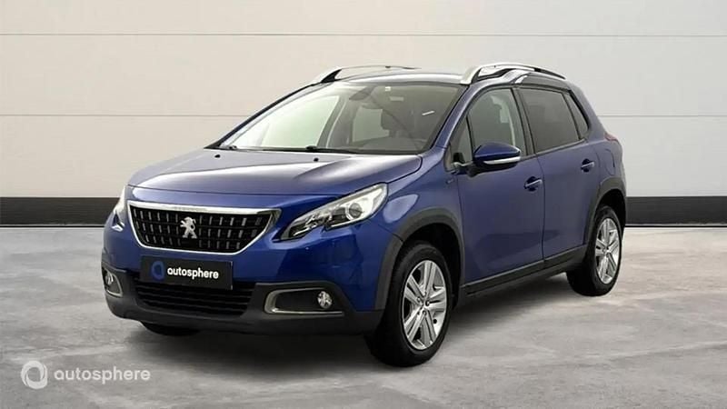 Bleu Utilisé 2019 Peugeot 2008 Signature Sky SUV | 11 499 € (Prix juste) - Image 1/4
