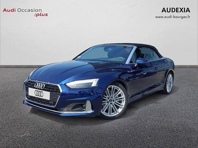 Bleu navarre métallisé Utilisé 2022 Audi A5 Cabriolet Advanced Cabriolet | 41 890 € - Image 1/4