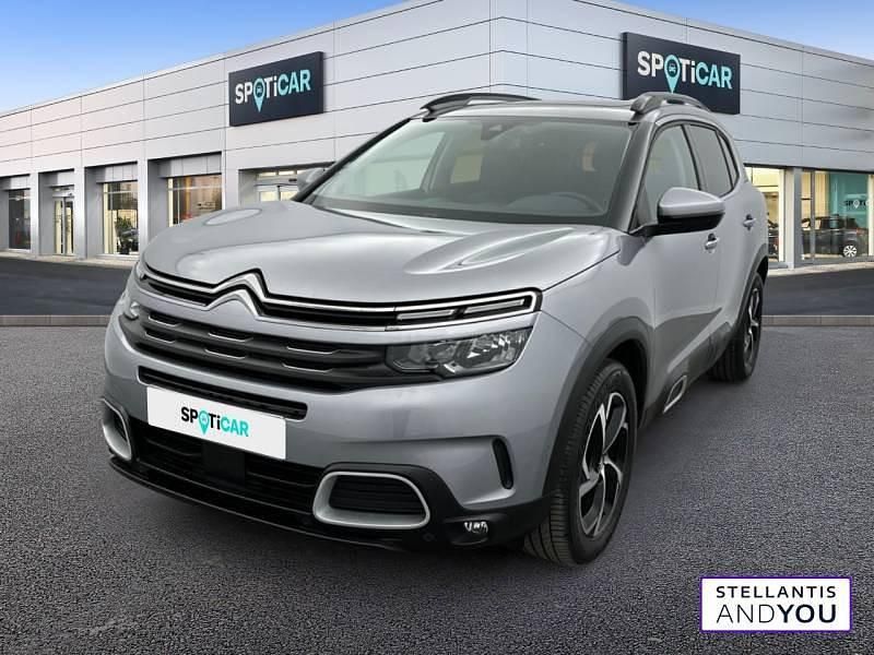 Gris Utilisé 2019 Citroën C5 Aircross PureTech SUV | 15 990 € (Bon prix) - Image 1/4