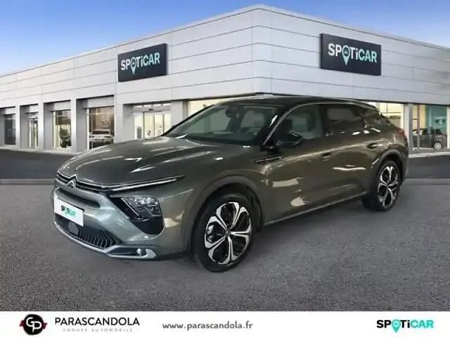 Gris amazonite (m) toit noir perla Utilisé 2022 Citroën C5 X Shine Break | 21 950 € - Image 1/4