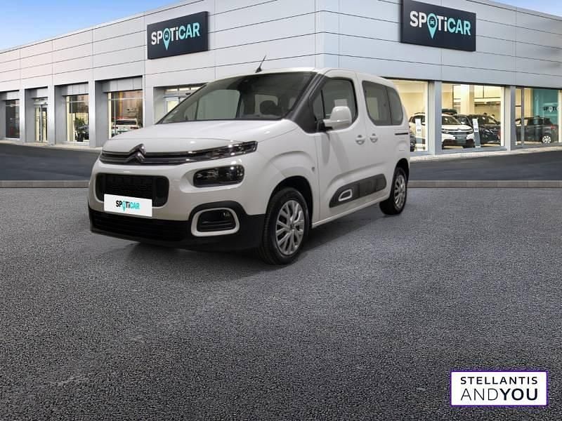 Blanc Utilisé 2021 Citroën Berlingo Feel Monospace | 18 290 € (Prix assez cher) - Image 1/4