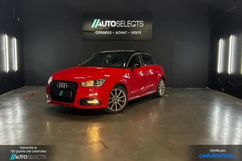 Rouge Utilisé 2018 Audi A1 Sportback S-Line Citadine | 15 990 € (Prix juste) - Image 1/4