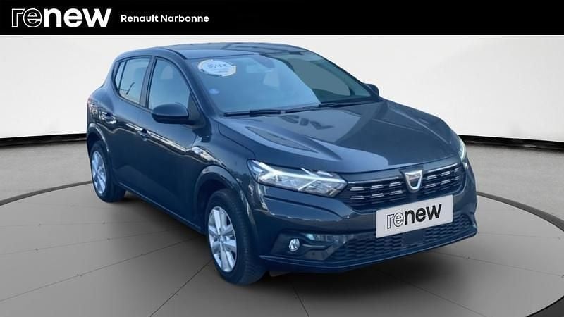 Gris Utilisé 2022 Dacia Sandero Comfort Citadine | 12 990 € (Bon prix) - Image 1/4