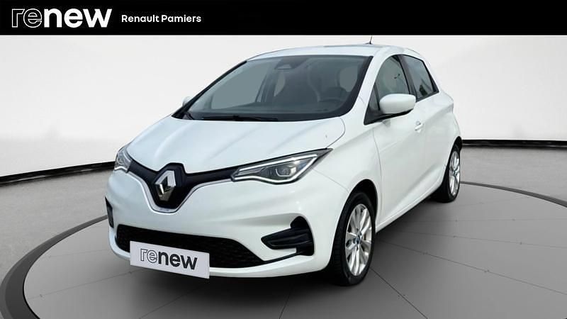 Blanc Utilisé 2020 Renault Zoe Intens Citadine | 8 290 € (Super prix) - Image 1/4