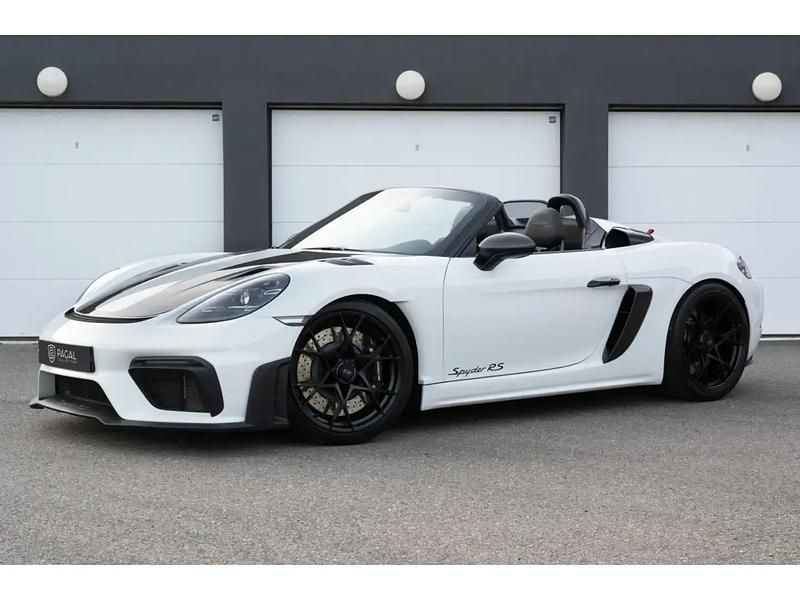 Blanc Occasion 2024 Porsche 718 Spyder Cabriolet | 219 900 € - Image 1/4