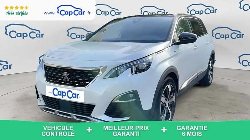 Blanc Utilisé 2020 Peugeot 5008 GT SUV | 23 890 € (Bon prix) - Image 1/4