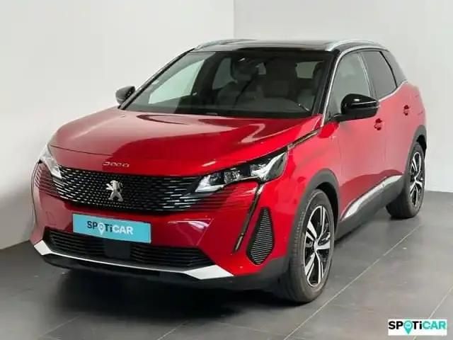 Rouge Utilisé 2021 Peugeot 3008 GT SUV | 25 990 € (Prix juste) - Image 1/4