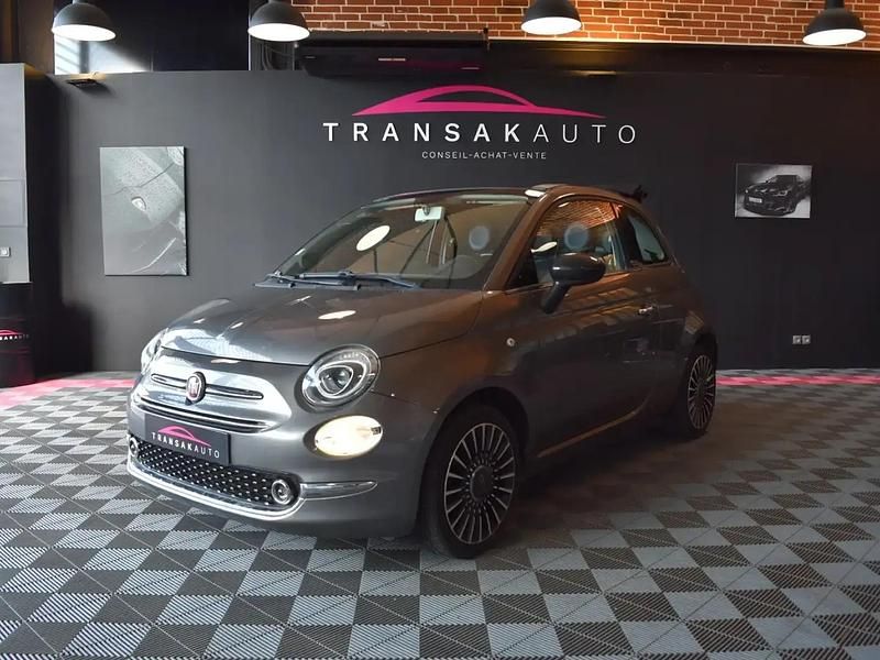 Gris Occasion 2017 Fiat 500C Club Cabriolet | 9 990 € - Image 1/4