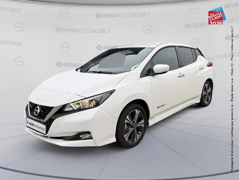 Blanc lunaire Occasion 2020 Nissan Leaf N-Connecta Citadine | 12 799 € (Prix juste) - Image 1/4