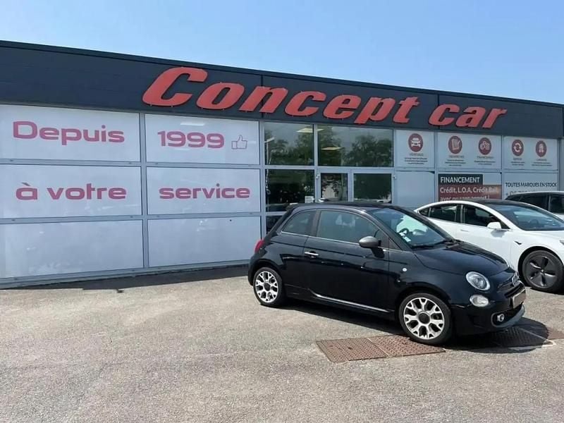 Noir Utilisé 2017 Fiat 500 S Berline | 7 990 € (Bon prix) - Image 1/4