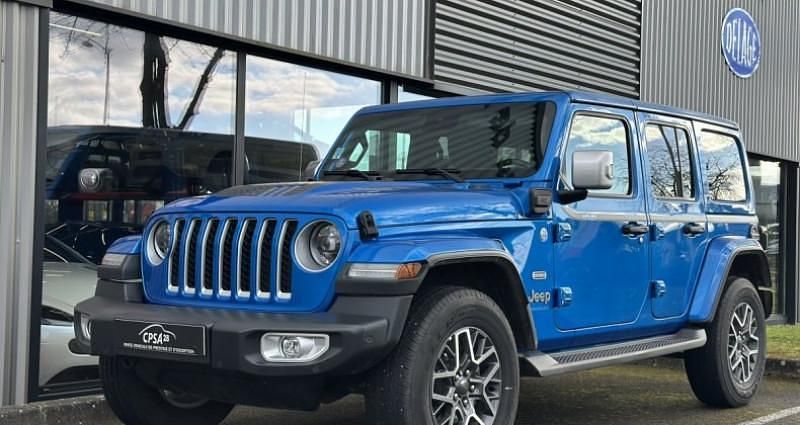 Bleu Utilisé 2023 Jeep Wrangler Overland SUV | 64 990 € (Prix juste) - Image 1/4