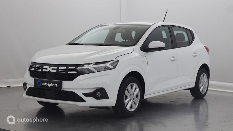 Blanc Utilisé 2023 Dacia Sandero Expression Citadine | 14 399 € (Prix juste) - Image 1/4