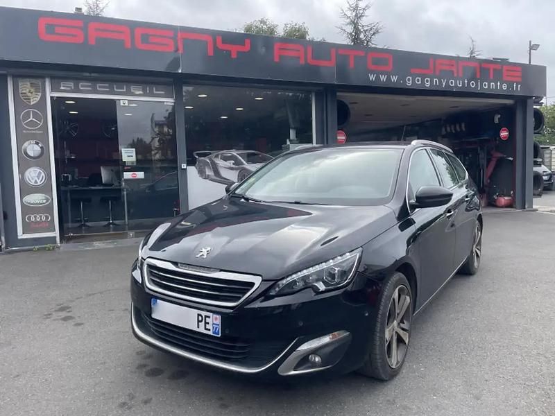 Noir Utilisé 2016 Peugeot 308 Allure Break | 5 990 € (Prix juste) - Image 1/4