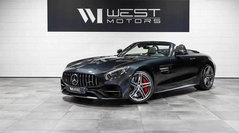 Noir Occasion 2017 Mercedes AMG GT AMG Cabriolet | 114 900 € - Image 1/4