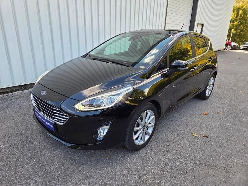 Noir shadow Utilisé 2018 Ford Fiesta Titanium Citadine | 9 999 € (Prix juste) - Image 1/4