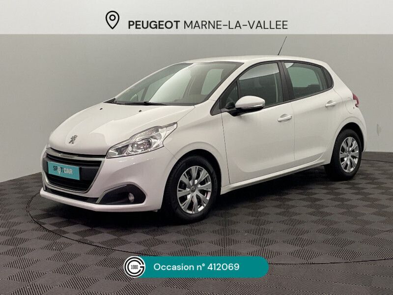 Blanc Utilisé 2020 Peugeot 208 Premium Citadine | 7 490 € (Bon prix) - Image 1/4