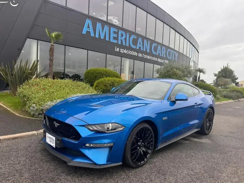 Bleu Utilisé 2019 Ford Mustang GT Fastback Coupé | 49 900 € (Prix cher) - Image 1/4