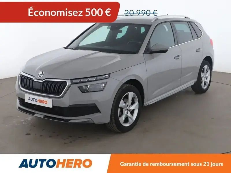 Gris Utilisé 2020 Skoda Kamiq Style SUV | 19 990 € (Prix juste) - Image 1/2