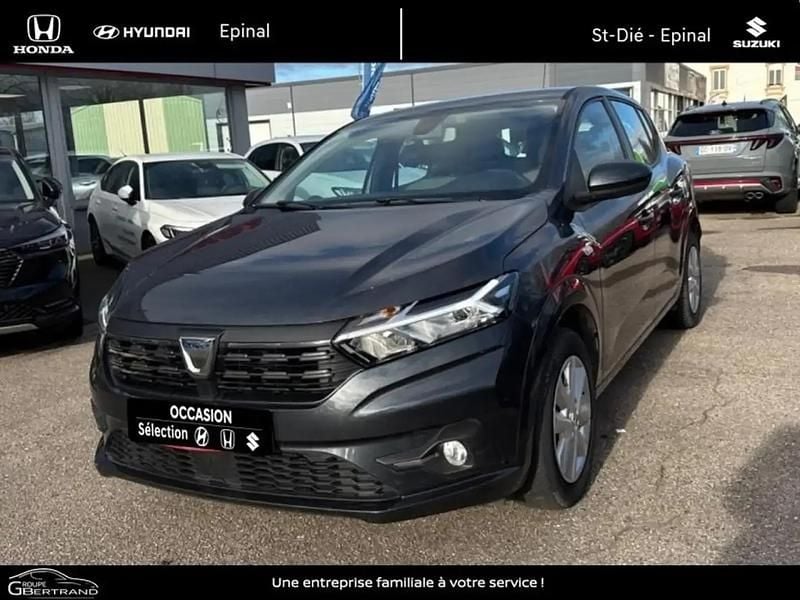 Gris Occasion 2022 Dacia Sandero Comfort Berline | 11 980 € (Bon prix) - Image 1/4