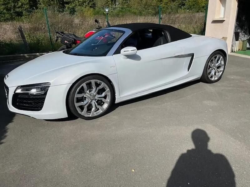Blanc Utilisé 2013 Audi R8 Spyder Sport Cabriolet | 85 900 € - Image 1/4