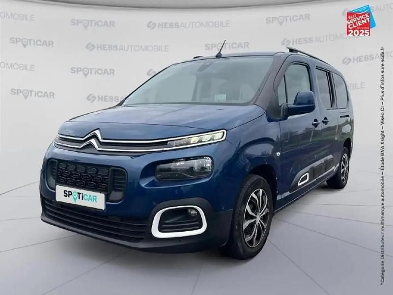 Bleu Utilisé 2020 Citroën Berlingo PureTech Citadine | 18 999 € (Prix juste) - Image 1/4