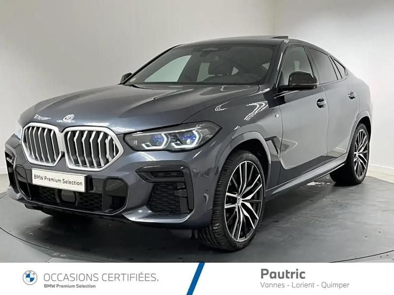 Gris Utilisé 2022 BMW X6 M Sport SUV | 75 900 € (Prix juste) - Image 1/4