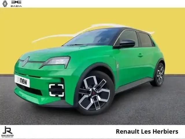 Vert pop ! / toit noir etoilé Utilisé 2024 Renault 5 E-Tech Techno Berline | 27 490 € - Image 1/4