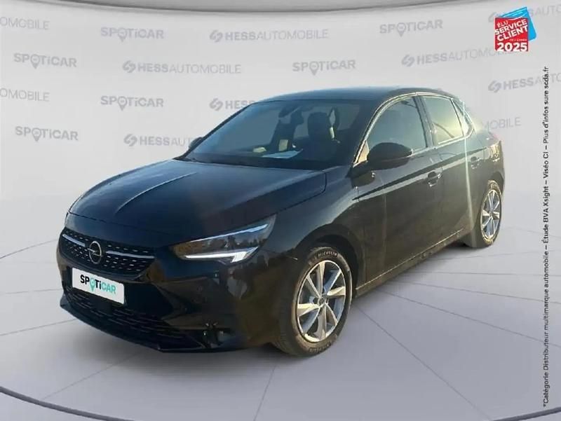 Noir Utilisé 2021 Opel Corsa Elegance Berline | 13 999 € (Prix juste) - Image 1/4