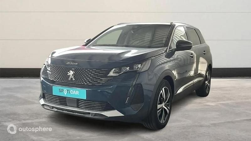 Bleu Utilisé 2023 Peugeot 5008 GT Monospace | 29 499 € (Bon prix) - Image 1/4
