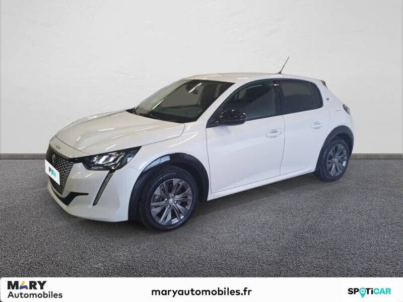 Blanc Utilisé 2022 Peugeot e-208 Allure Citadine | 16 490 € (Prix juste) - Image 1/4
